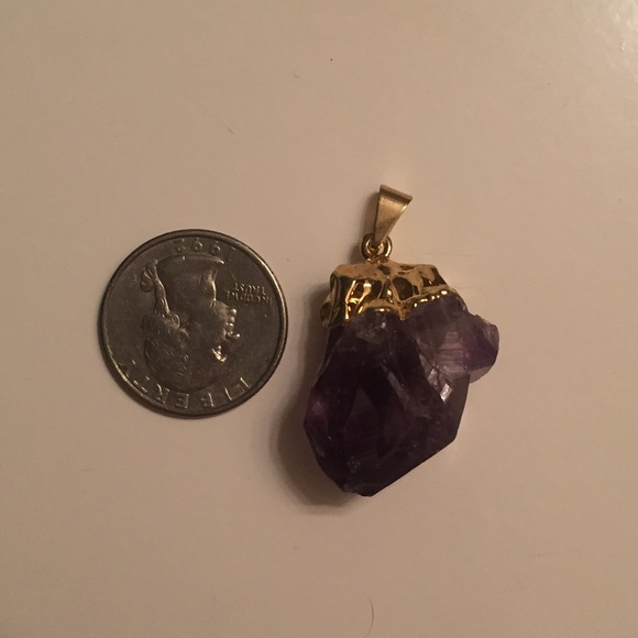 Purple Crystal Pendant - Picture 5 of 5